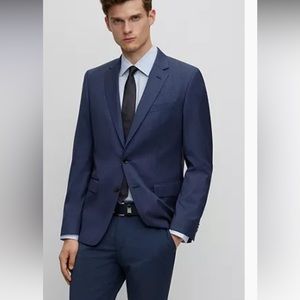 Boss Hugo Boss The James3 Size 44L Navy Suit Jacket Blazer Men’s